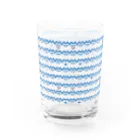 ソーメンズのねこボーダー Water Glass :back