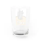 ももにゅの任務完了にゃんこ Water Glass :back