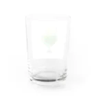 なでしこ@デザインのふわふわメロンクリームソーダ Water Glass :back