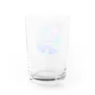 魚（うお）の中途半端な切り抜き Water Glass :back