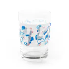 asaoのblue line Water Glass :back