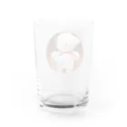 makuの白ねずみショップのねこさん Water Glass :back