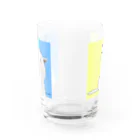 kinako-japanのしーちゃんイラスト Water Glass :back