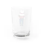 Art Style NEKO28のシャレくまD Water Glass :back