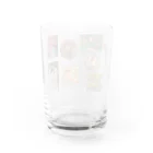 パライゾマートの昭和レトロ薬局広告風 Water Glass :back