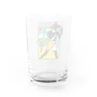 huroshikiの夏のアヌビス神 in the beach Water Glass :back