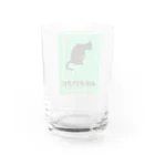 ニャムのアトリエのNEKOZE若葉 Water Glass :back