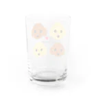 似顔絵 KURI屋のトイプーラブ❤️ Water Glass :back