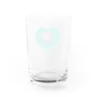 よく学べ、よくあそべ、すけべ。ver.SUZURIのすけべあちゃんグラスMINT Water Glass :back