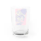 strtの猫のラテモカグッズ Water Glass :back