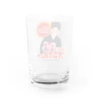 駄菓子と玩具の太郎と花子の長い自粛生活オツカレーサン Water Glass :back