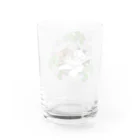 AmoDoodleのジョニーさんと小梅ちゃん Water Glass :back