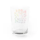 ユキノのショップのカラフル Water Glass :back