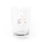 ゆんちゃむ@ぴちちゃまℓσνє♡のタキシードうさちゃん Water Glass :back