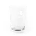 0izumizumide0の紙飛行機とうさぎ Water Glass :back