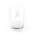 setsuo sibataniのローミーとグマのガラスコップ グラス反対面