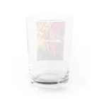 そらいろもようのアカトミドリ Water Glass :back