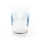 柚子花(ゆずは)の海を飲む Water Glass :back