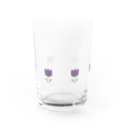 mimiのチューリップ Water Glass :back