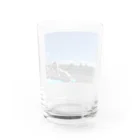 djkitouのボーディング専属モデル Water Glass :back