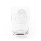 yuppyhappyのくるくるしてる男の子 Water Glass :back