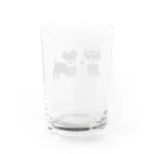 oji2002のナナちゃんキクちゃん Water Glass :back