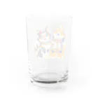 まーくん🐕ちーやん🐈のまーくんちーやんサマー Water Glass :back