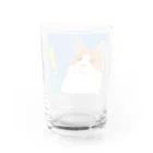 コヌイのアトリエの驚くねこ Water Glass :back