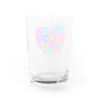 さがみ屋のColorflower heart Water Glass :back