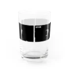 音声企画モスフロックス物販部の音声企画モスフロックスのごついロゴ Water Glass :back