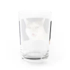 白猫オッドアイショップの白猫オッドアイ Water Glass :back