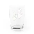 SPLASHのうさぎとかめ Water Glass :back