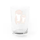 corotan09のカワウソ親子 Water Glass :back