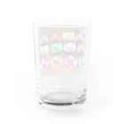 tanukitanukiのカラー子豚(木の人形) Water Glass :back