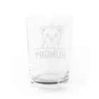 fujinosukeのHUNGRY（子熊） グラス反対面