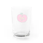 ニコニコ❤︎お肉のリンゴの妖怪ちゃん Water Glass :back