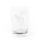 オカユウリ.okayuuriの雨降り silent heart Water Glass :back