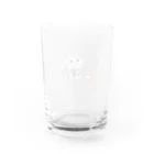 lovetwingeのお気に召すまま猫(グレー) Water Glass :back