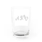 みちのぴえん Water Glass :back