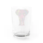 Twinkle-Booのカラフルエレファント Water Glass :back