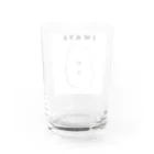 MorrissのIWATE （ゼロ） Water Glass :back