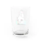 天使のやすらぎのほろ酔いこんこん Water Glass :back