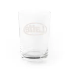 ぴっぴのLatte(ラテ) Water Glass :back