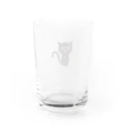 ふりかけのKUROにゃんこ Water Glass :back