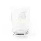 cinnamon salvareのモダンインコ Water Glass :back