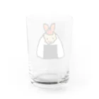 segasworksの笑顔のおむすび（天むす） Water Glass :back