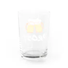 RIRI_designの乾杯！ビール下さい（ドイツ語） Water Glass :back