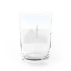M0M0＆Lilyの防波堤で釣りがしたい Water Glass :back