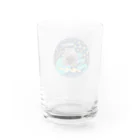 よこぴーなっつのタスマニアに住んでいるウォンバットさん Water Glass :back