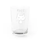 シャケのネコです Water Glass :back